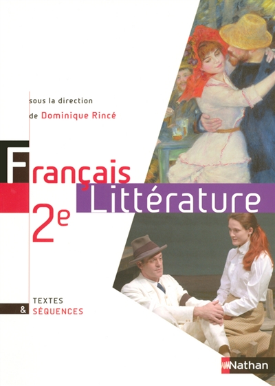 Français-littérature 2de : livre de l'élève