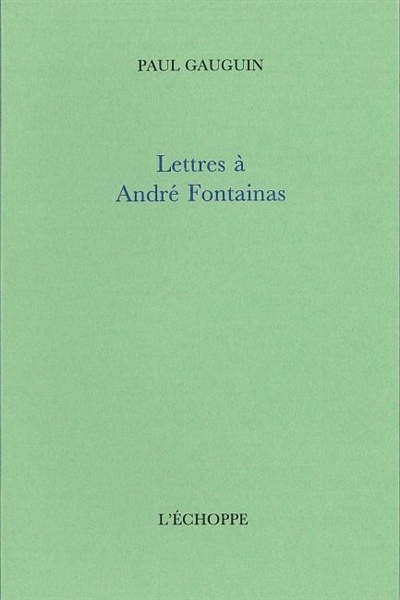 Lettres à André Fontainas