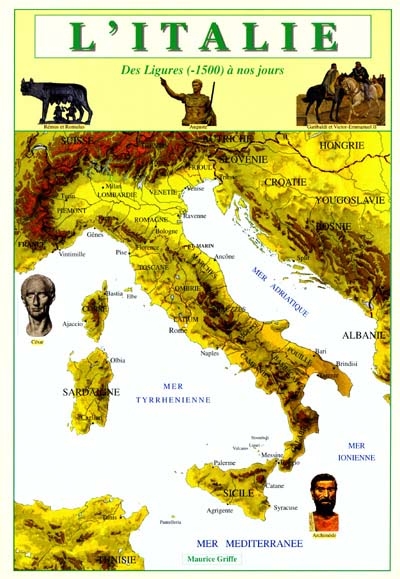 Rome et L'Italie : des Ligures (- 1500) à nos jours