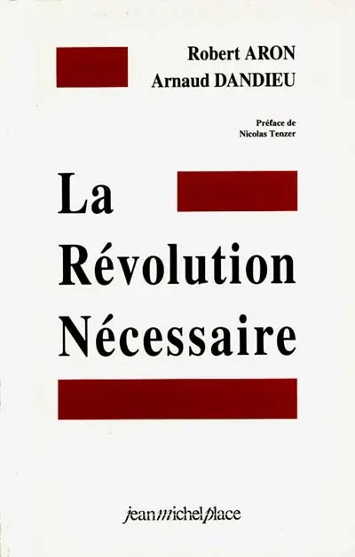 La Révolution nécessaire