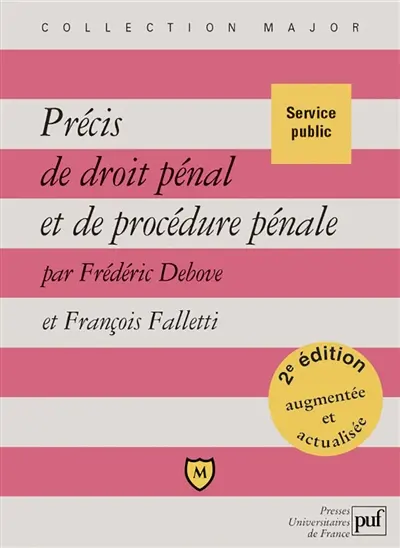 Précis de droit pénal et de procédure pénale