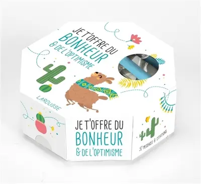 Je t'offre du bonheur & de l'optimisme