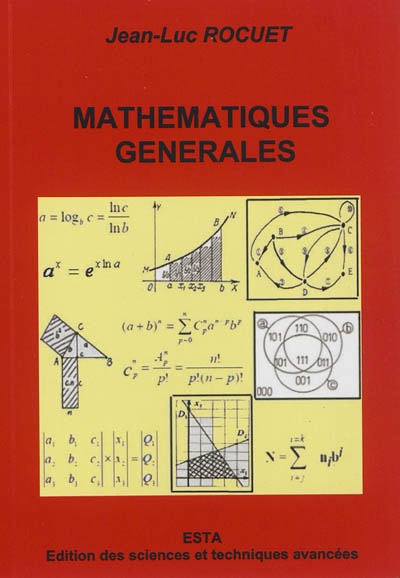 Mathématiques générales : éléments d'enseignement supérieur : filières sciences appliquées et sciences de l'ingénieur