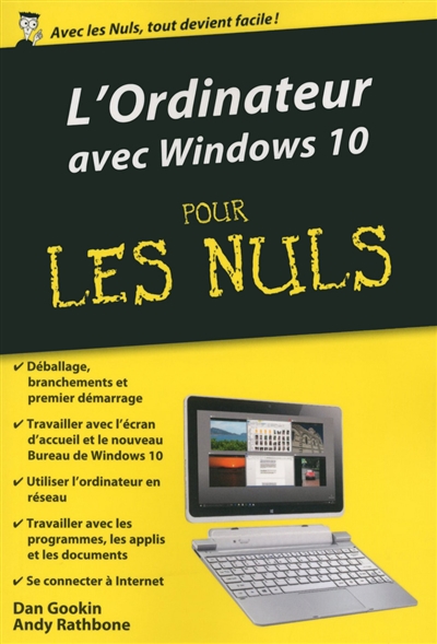 L'ordinateur avec Window 10 pour les nuls