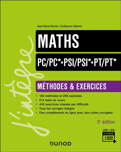 Maths PC, PC*, PSI, PSI*,...