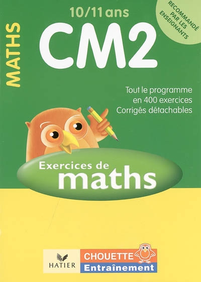 Exercices de maths CM2, 10-11 ans