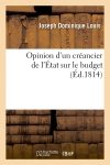Opinion d'un créancier de...