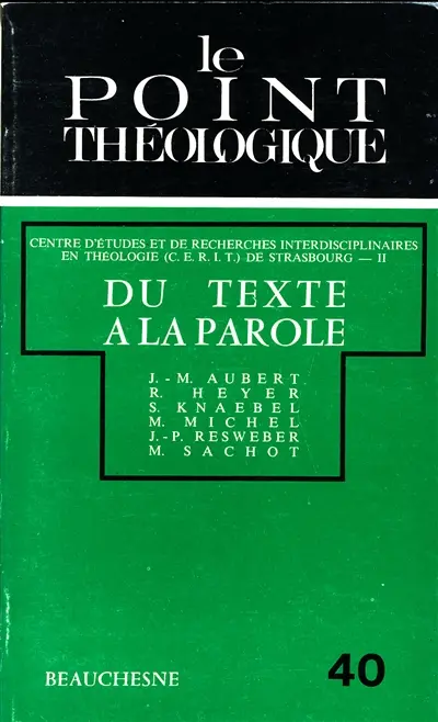 Du texte à la parole