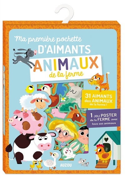 Animaux de la ferme : ma première pochette d'aimants