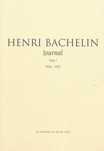Journal. Vol. 1. 1926-1929