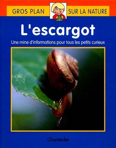 Gros plan sur la nature. L’escargot