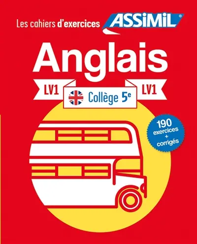 Anglais, collège 5e, LV1