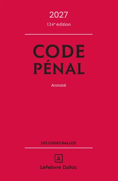 Code pénal 2027, annoté