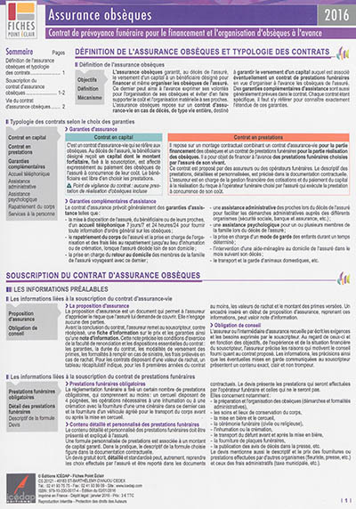 Assurance obsèques : contrat de prévoyance funéraire pour le financement et l'organisation d'obsèques à l'avance
