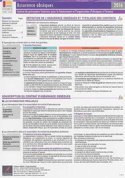 Assurance obsèques : contrat de prévoyance funéraire pour le financement et l'organisation d'obsèques à l'avance