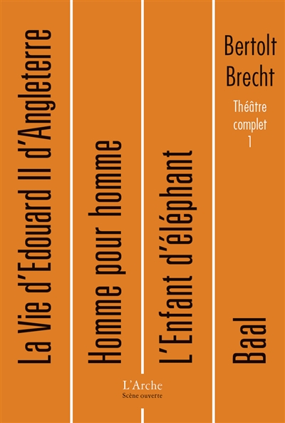 Théâtre complet. Vol. 1