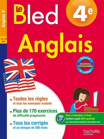 Le Bled : anglais 4e, 13-14 ans