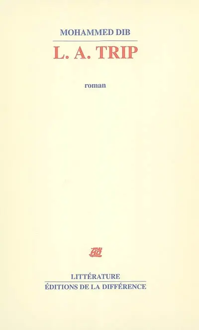 L. A. Trip : roman en vers