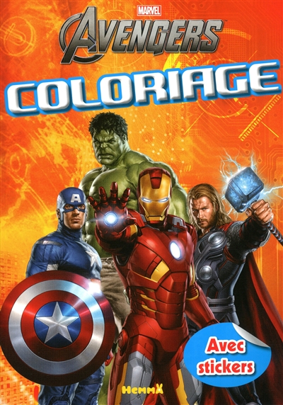 Avengers : coloriage avec stickers