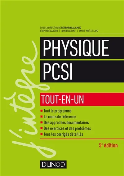 Physique PCSI : tout-en-un