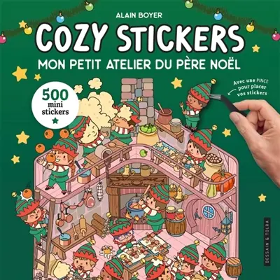 Mon petit atelier du Père Noël : 500 mini stickers : cozy stickers