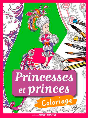 Princesses et princes : coloriage