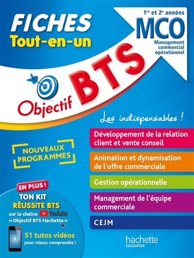 Bts Mco, Management Commercial Opérationnel, 1Re Et 2E Années : Fiches ...