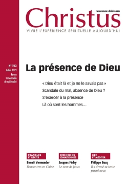 christus, n° 263. la présence de dieu