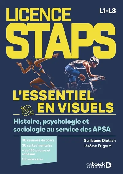 Licence Staps : l'essentiel en visuels : histoire, psychologie et sociologie au service des APSA