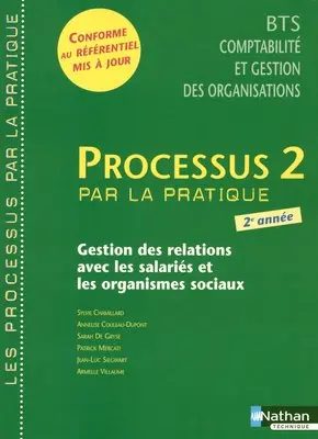 Processus 2 par la pratique, gestion des relations avec les salariés et les organismes sociaux : livre détachable de l'élève