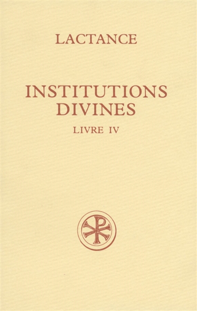 Institutions divines. Vol. 4