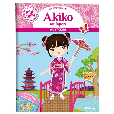Akiko au Japon : les petites robes : 300 stickers