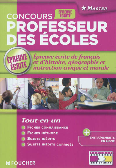 Concours professeur des écoles : l'épreuve écrite de français et d'histoire, géographie et instruction civique et morale
