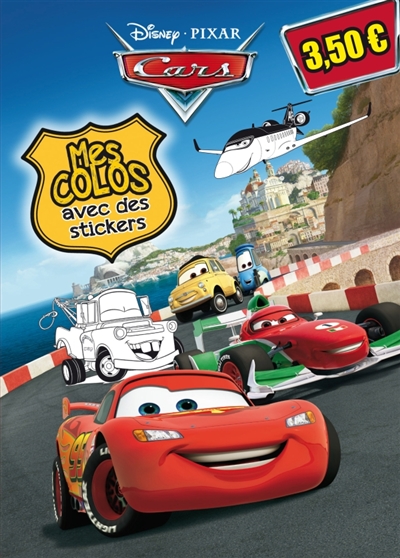 Cars : mes colos avec des stickers