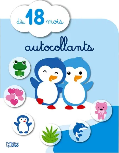 Les petits pingouins : autocollants : dès 18 mois
