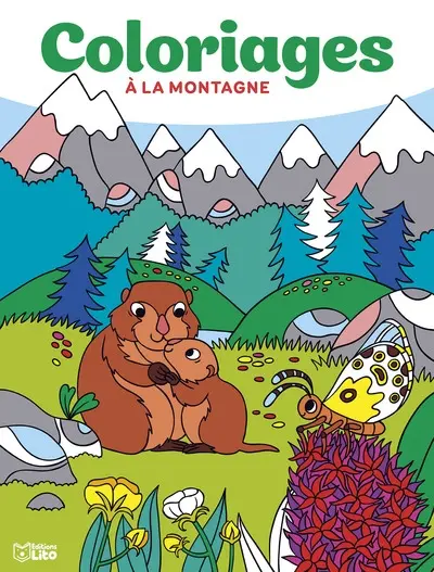 A la montagne : coloriages