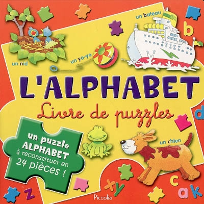 L'alphabet : livre de puzzles
