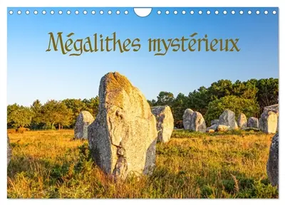Mégalithes mystérieux (Calendrier mural 2026 DIN A4 vertical), CALVENDO calendrier mensuel : Une rencontre avec des visages du néolithique