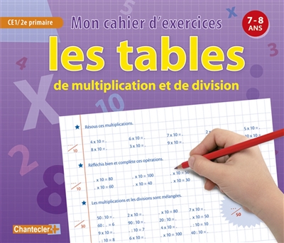 Les tables de multiplication : CE1-2e primaire, 7-8 ans