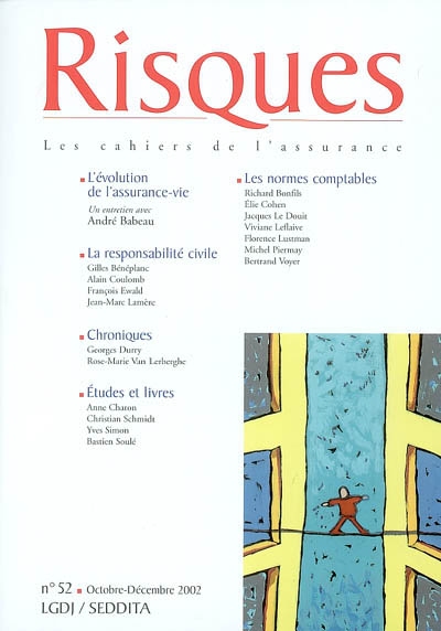 Risques, n° 52
