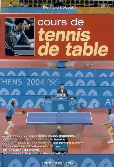 Cours de tennis de table