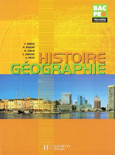 Histoire-géographie : première professionnelle