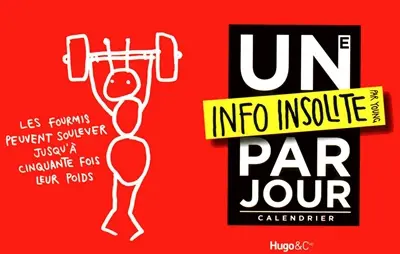 Une info insolite par jour : calendrier