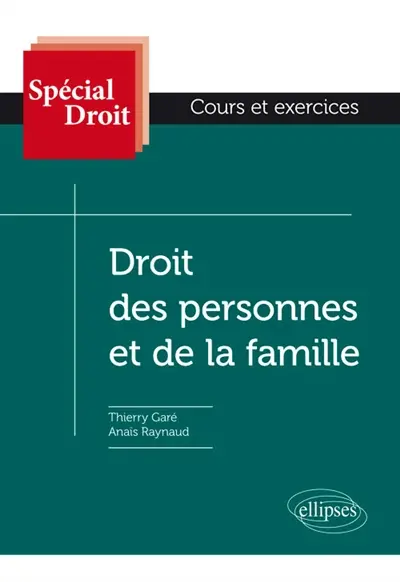 Droit des personnes et de la famille