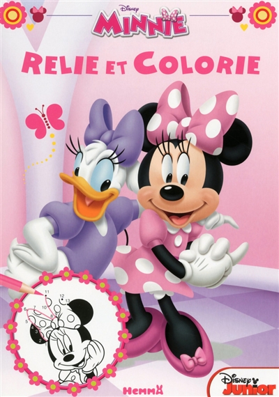 Minnie : relie et colorie