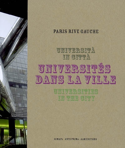 Universités dans la ville. Università in citta. Universities in the city
