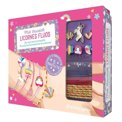 Mes bracelets licornes fluos : 5 bracelets. My neon unicorn bracelets : 5 bracelets. Mis pulseras fluorescentes de unicornio : 5 pulseras Mes bracelets licornes fluos : 5 bracelets. My neon unicorn bracelets : 5 bracelets. Mis pulseras fluorescentes de unicornio : 5 pulseras