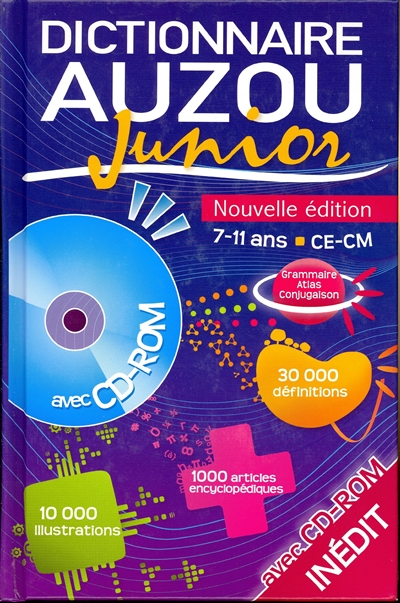 Dictionnaire Auzu Junior - 7-11 ans - Ce-cm