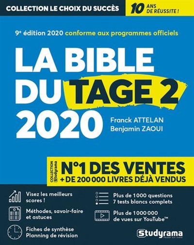 La bible du Tage 2 2020