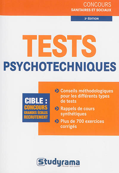 Tests psychotechniques : cible concours, grandes écoles, recrutement